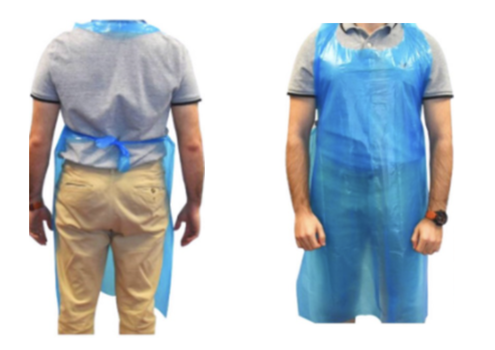 Disposable Plastic Apron (Sleeveless)
