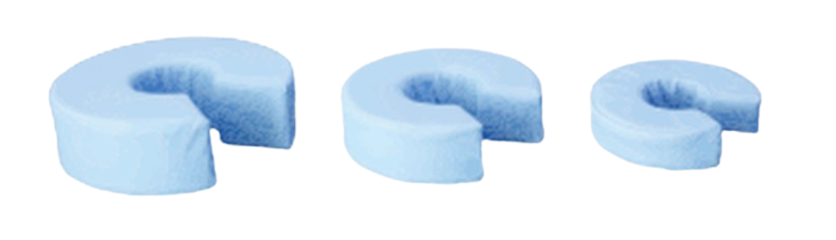 Memory horseshoe medical head pad for surgery positioning